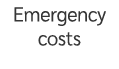 Emergency costs