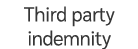 Third party indemnity 